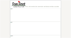 Desktop Screenshot of 4frontconstruction.com